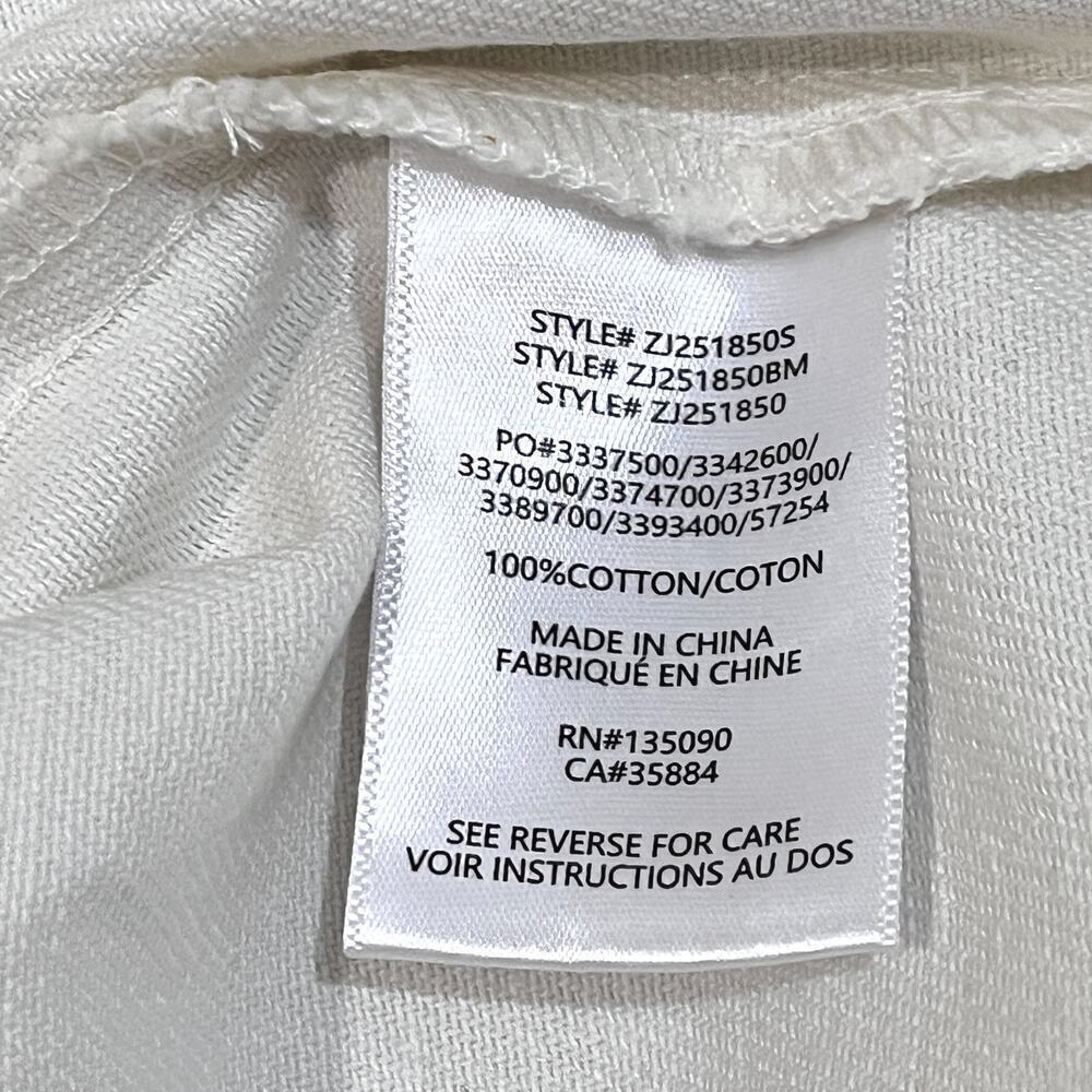 NWT Z Supply All Day Cropped Denim Jacket in Off White Size Large - Picture 12 of 12